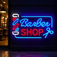 Enseigne néon ZL pour salon de coiffure, enseigne LED personnalisable pour magasin de tabac, salon de coiffure, hôtel, mariage, certifiée CE RoHS IP65
