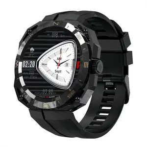 Reloj inteligente para hombres y mujeres, pulsera de mano unisex, simple, sin logotipo, redonda, habla ip67, con muestra gratis