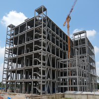 Edificio de Estructura de Acero Prefabricado de Gran Envergadura para Centros Comerciales, Mercados, Supermercados y Apartamentos con Alta Resistencia al Viento