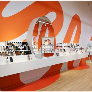 Custom Mobile Phone Store Interior Design Glass Display Counter Retail Store Furniture Showcase - Product Image 1