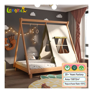 <span class=keywords><strong>Letto</strong></span> per Bambini dal Nuovo Design in Legno con Struttura a Casetta Stile <span class=keywords><strong>Montessori</strong></span> - Product Image 2