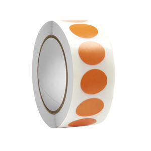 Pegatina autoadhesiva <span class=keywords><strong>de</strong></span> papel recubierto impermeable <span class=keywords><strong>de</strong></span> 13Mm/19Mm, codificación <span class=keywords><strong>de</strong></span> etiquetas <span class=keywords><strong>de</strong></span> puntos pequeños coloridos, marca en blanco, vinilo promocional - Product Image 4