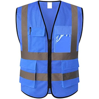 Chaleco de Seguridad Personalizable, Impermeable, Antiestático, Talla Grande, Reflectante, Duradero, de Secado Rápido, Ligero y Transpirable
