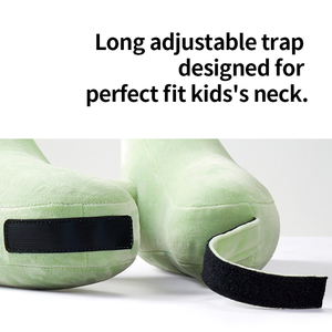 Almohada para el cuello de viaje en forma de H Almohada de viaje para niños Premium súper cómoda con funda extraíble para niños - Product Image 3