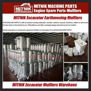 Giá tốt nhất xây dựng các bộ phận máy móc máy xúc Digger SK30SR-5 xả silencer muffler - Product Image 5