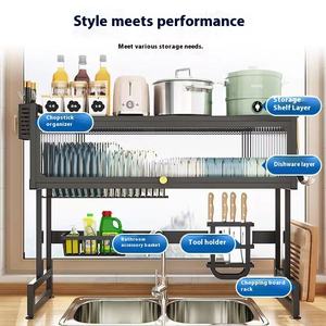 Gabinetes de Almacenamiento a Prueba de Polvo para Fregaderos, Venta al por Mayor de Fábrica, <span class=keywords><strong>Sin</strong></span> Perforación, Estantes de <span class=keywords><strong>Cocina</strong></span> para el Hogar con Puertas - Product Image 5