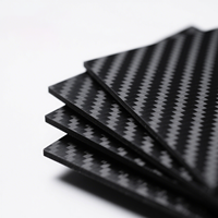 Cadre/pièces en carbone pour drone et UAV RC découpés par CNC, tissage uni et sergé, feuille de fibre de carbone 3k, surface brillante/mate, noir
