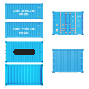 Biểu Tượng Tùy Chỉnh Sang Trọng Thể Hiện Công Ty Kinh Doanh Khuyến Mại Quà Tặng Máy Tính Để Bàn Mô Hộp Nhựa Mini Quy Mô Vận Chuyển Container Mô Hình - Product Image 3