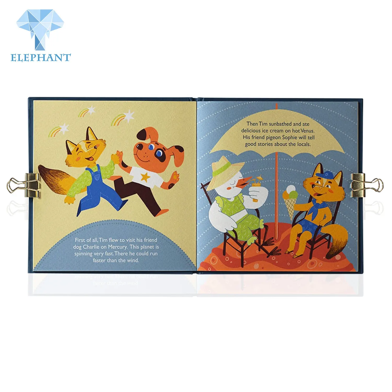 Custom Printing Colouring Services Design Drawing Activity Illustration Fairy Tale Board Kids Children Story Book