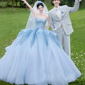 Elegant Styles for Business Buyers: Premium debut blue dress Collection
