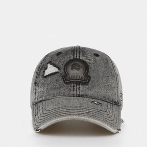 Top Global Hat Manufacturers Offer High-quality Unisex 5-panel Cotton Denim Distressed <b>Baseball</b> <b>Caps</b> -style Customizable - Product Image 5