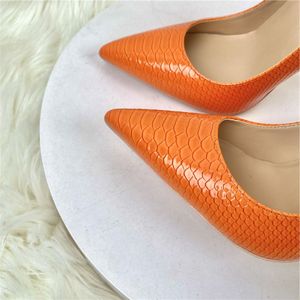 Sandalias de Tacón Color Naranja, Zapatos de Verano para Mujer, Moda Femenina - Product Image 6