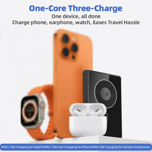 Portable 10000mAh Magnetic Wireless Type-<b>C</b> Power Bank Ultra-Thin Aluminum Fast <b>Charging</b> Powerbank - Product Image 2
