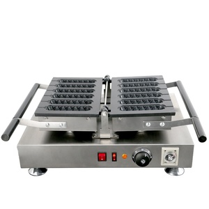Machine à gaufres électrique commerciale antiadhésive, machine à <span class=keywords><strong>hot</strong></span>-dogs et crêpes croustillantes certifiée CE, équipement de restauration rapide - Product Image 3