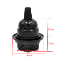 Ensemble de cordon de lampe avec interrupteur, prise polarisée américaine à 2 broches, couleur rouge, noir, blanc, 6,5 pieds, douille E26