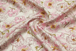 Vải Poly Satin Nhà Sản Xuất Trực Tiếp Cung Cấp Vải Satin Chamuse In Hoa - Product Image 2