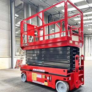 CE 4m 6m 8m 10m 12m 14m 16m 18m Kleine draagbare elektrische mobiele schaarlift op wielen voor werkplaats - Product Image 2