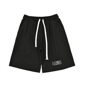 Pantalones cortos deportivos informales de moda de verano con bordado digital, pantalones versátiles MM6 de cinco pulgadas para hombres y mujeres - Product Image 4