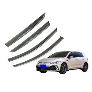 Déflecteurs de vent pour vitres latérales VW GOLF 8 2021 2022, durables, à coller, pare-pluie - Product Image 1