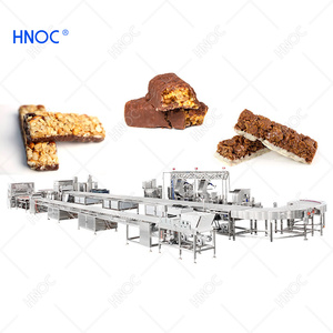 Ligne <span class=keywords><strong>de</strong></span> production <span class=keywords><strong>de</strong></span> barres protéinées <span class=keywords><strong>de</strong></span> petite taille entièrement automatique HNOC Ligne <span class=keywords><strong>de</strong></span> production <span class=keywords><strong>de</strong></span> barres énergétiques en chocolat - Product Image 1