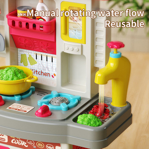 <span class=keywords><strong>Petit</strong></span> <span class=keywords><strong>Chef</strong></span> musique enfant en bas âge cuisine nourriture jouets grésillement enfants ensemble de cuisine pour garçons d'âge préscolaire semblant jouer ménage jouet en plastique - Product Image 5