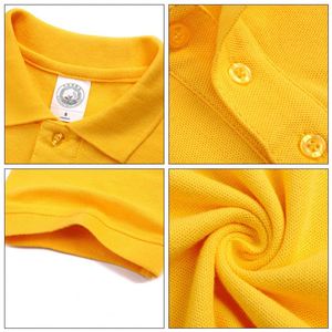 Polo en coton personnalisé pour uniforme de travail, tailles européennes, T-shirts DIY pour femmes et hommes, fabriqués en Chine - Product Image 4