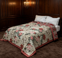 Couvre-lit en jacquard de chanvre/coton écologique de style chinois Gastrodia Elata 230cm*250cm-Yunlin Spring toutes saisons