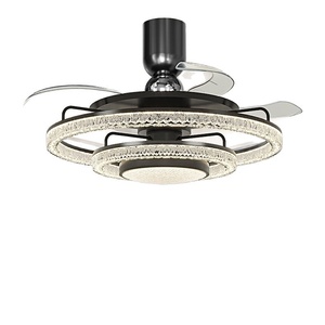 <b>fan</b> lamp new household eye ceiling lamp Italian light luxury high-end living room bedroom ice crack <b>fan</b> lamp - Product Image 5