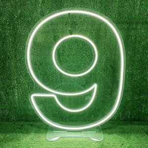 <span class=keywords><strong>SUNSKY</strong></span> Display Venta al por mayor Entrega rápida Número personalizado Letrero de neón con base Fiesta Letrero de neón - Product Image 4