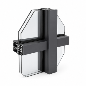 Starveil Fabrikgefertigte Glas-Vorhangfassade aus Aluminiumlegierung für Einkaufszentren und Hotels, Umweltfreundlich - Product Image 2