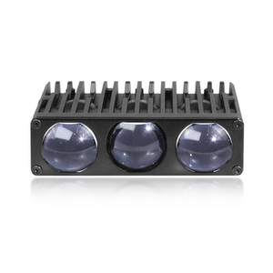 ไฟสปอร์ตไลท์ LED สีเหลืองขาว 9-16V <span class=keywords><strong>U89</strong></span> พร้อมเลนส์โปรเจคเตอร์ 3 เลนส์ ไฟสปอร์ตไลท์เสริมสำหรับกระจังหน้า ไฟตัดหมอก - Product Image 1