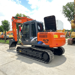 Excavatrice sur chenilles Hitachi 120 de 12 tonnes d'occasion, haute performance, puissante, fiable, machine de construction - Product Image 1