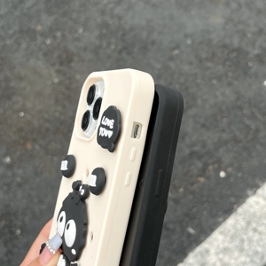 Tự làm mềm Silicone dễ thương carton nảy mầm bánh Croc trường hợp điện thoại cho iphone15 14 13 12 11 Pro Max - Product Image 4