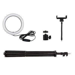 Lampe LED de Remplissage Ronde de 10 Pouces avec Trépied Perche à Selfie, Anneau Lumineux LED Intelligent pour la Beauté, Éclairage d'Appoint pour Livestream et TikTok - Product Image 6