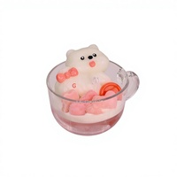 Bougie parfumée mignonne en forme de chat |   Marque privée disponible |   Bougie artisanale en cire de soja pour boutiques de cadeaux et commerces de détail