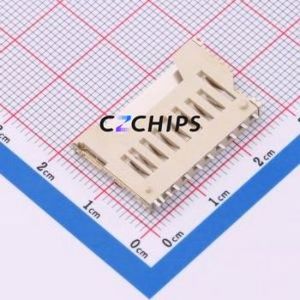 SD-500 SD Card / Memory Card Connector SMD Connector Plug-In Type Standard SD Card Card Holder 2.9mm - Product Image 2