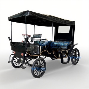 High Quality Pumpkin Princess Carriage Sightseeing Wedding Simple Dual Function Carriage Horse Drawn Electric Royal Carriage - Product Image 1