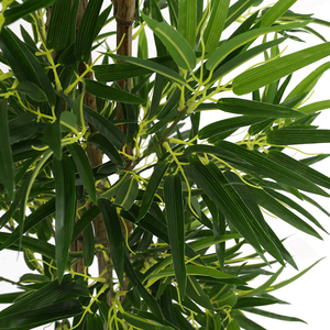 Bonsai artificiale albero Nandina finta pianta di bambù piante artificiali in vaso per la decorazione del bagno dell'ufficio domestico del giardino - Product Image 4