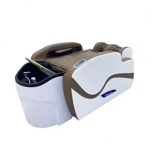 Salon Furniture Barber Shop Electric Shampoo Chair Head Spa Hair Washing Massage <b>Bed</b> With <b>Led</b> Lighting and Water Circulation - Product Image 5
