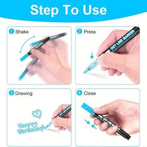 Marcadores Metálicos de Doble Línea en 24 Colores para Álbumes de Fotos, Manualidades, Navidad, Regalos y Tarjetas - Product Image 4