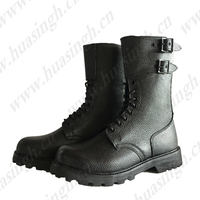 Bottes de Combat Tactiques XC French Rangers, 10 Pouces, Montage Goodyear, Cuir Gaufré, Uniforme Militaire HSM266
