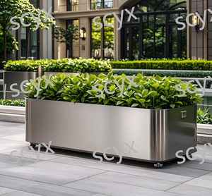 Jardinière en acier inoxydable de qualité commerciale pour l'aménagement paysager <span class=keywords><strong>urbain</strong></span> - Product Image 4