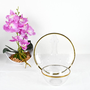 Assiettes Tendance 2025 pour Fêtes et Mariages, Couverts en Verre, Vaisselle en Porcelaine, Ensemble d'Assiettes en Verre, Service de Table - Product Image 4