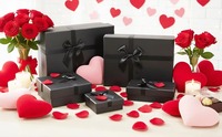 Boîte cadeau magnétique noire avec logo personnalisé, ruban en satin, boîte rigide de luxe, poignée portable pour cosmétiques, bijoux, mariage