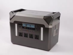 Centrale solaire de grande capacité 2000W AC/DC fabriquée en Chine avec batterie lithium-ion, onduleur à onde sinusoïdale pure et chargement sans fil Type C - Product Image 3