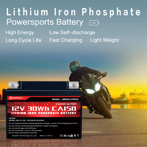 Batterie de moto au lithium AMPXELL 12V 30Wh CA150, batterie de moto pour AMX12-25FQ 12V 30Wh CA150 au lithium - Product Image 6