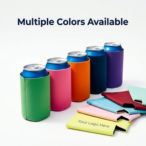 Portabevande in Neoprene con Logo Personalizzato, Isolatori Pieghevoli per Uso Promozionale - Product Image 1
