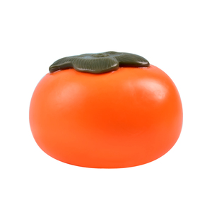 Juguetes Blandos con Forma de Fruta Creativos, Juguetes Antiestrés de Caqui, Pelota de TPR Suave con Forma de Fruta para Aliviar la Ansiedad, Regalos para Niños - Product Image 2