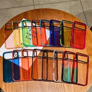 Funda de teléfono transparente a prueba de golpes de TPU y acrílico con logo OEM personalizado para iPhone 11 12 13 14 17Air, venta al por mayor de fábrica - Product Image 1