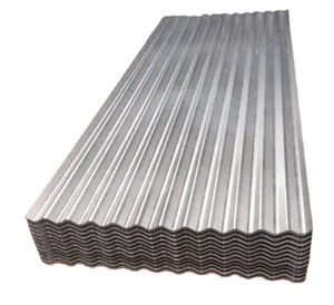 Paneles de aluminio de larga duración para construcción, lámina de acero corrugado para techo galvanizado Gl, nuevo